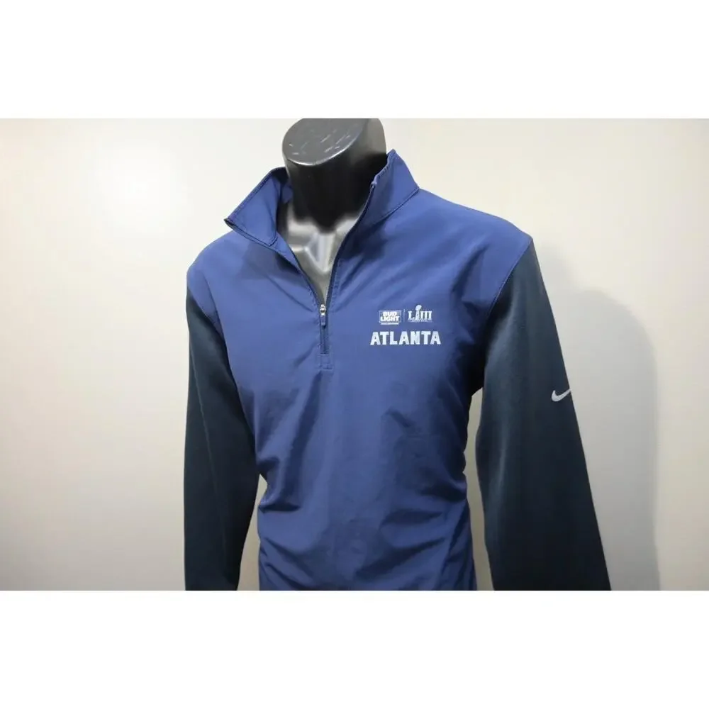 Nike Golf 1/4 Zip Jacket Dri Fit Performance Atlanta Superbowl Mens‎ Sz Small